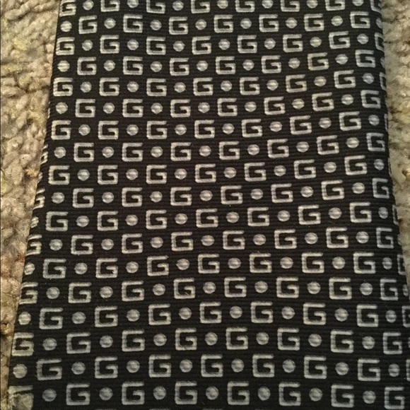 GUCCI GUCCISIMA GG LOGO VINTAGE TIE - Picture 4 of 7